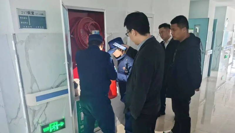 省四进工作组来台儿庄分院区开展消防安全检查工作